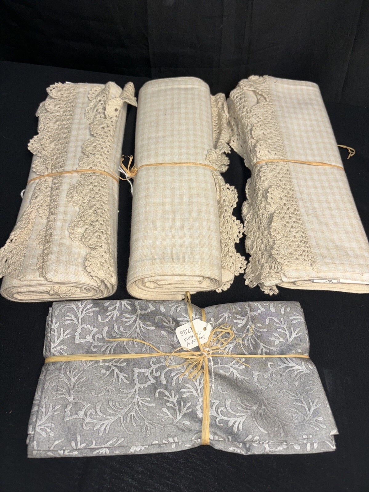 The Natural Fiber Resource Table Cloth Placemats New With Tags 12 Total 4 Napkin gallery