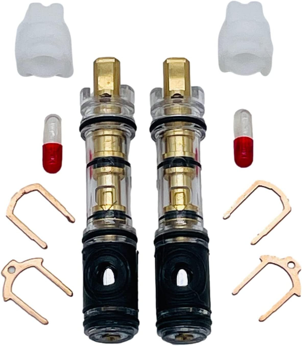 (2) Replacement Cartridge Stem Kits for MOEN 1225 / 1225B - Fits Moentrol w/Lube gallery