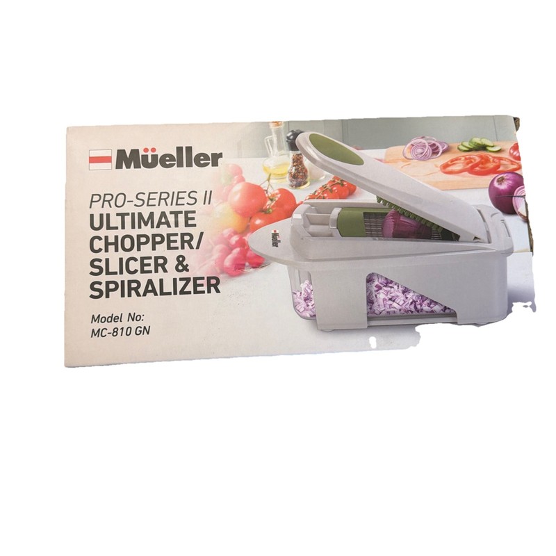 Mueller Pro-Series II Ultimate Chopper Slicer Spiralizer 12-Blade MC-810GG gallery