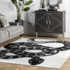nuLOOM Thomas Paul Serpent Area Rug, 5' x 8', Black and White gallery