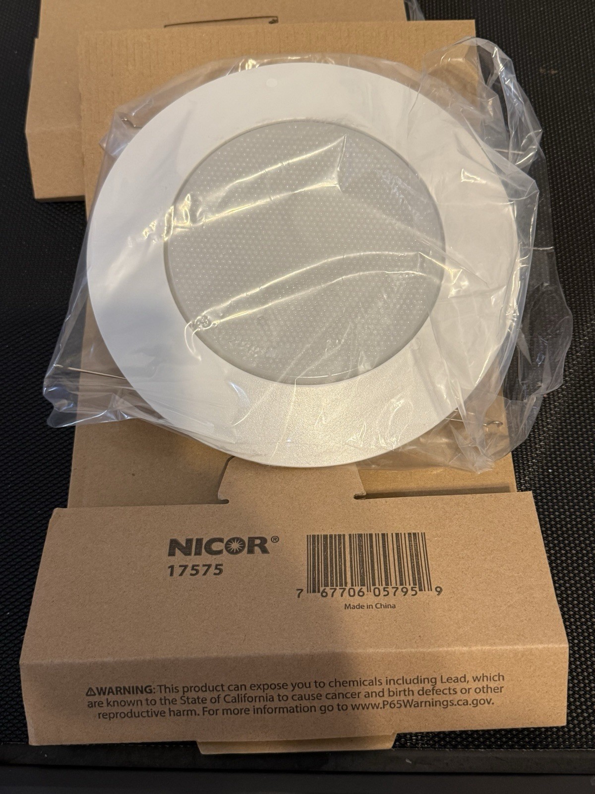 NICOR 17575 White Recessed Light Trim, Model 17575, 1 Pack (MPN 17575) gallery