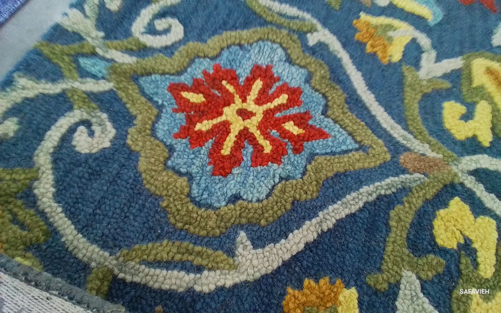 NAVY / MULTI 10'-0" x 10'-0" Flaw in Rug, Reduced Price 1172768456 BLM402A-10SQ gallery