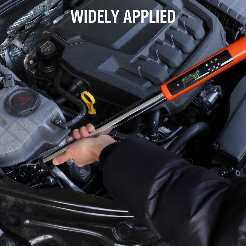 3PC Electronic Digital Torque Wrench Heavy Duty 25-250ft.lb / 17-340n.m Adapter gallery