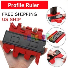 Saker Shape Profile Contour Gauge Plastic Woodworking Tool Duplicator Irregular