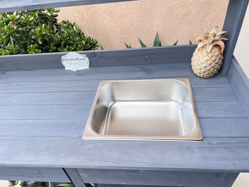 potting bench, potting table, potting benches outdoor work station table gallery