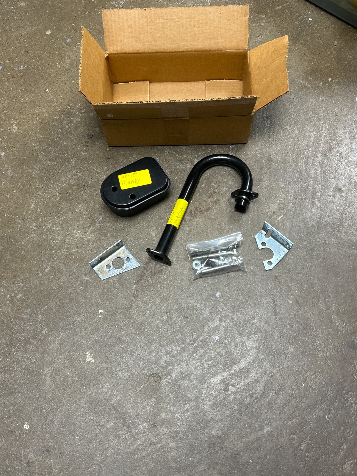 Snapper Muffler Kit STENS 105-445 MUFFLER PIPE 7018197YP 7018198YP 110-205 ED gallery