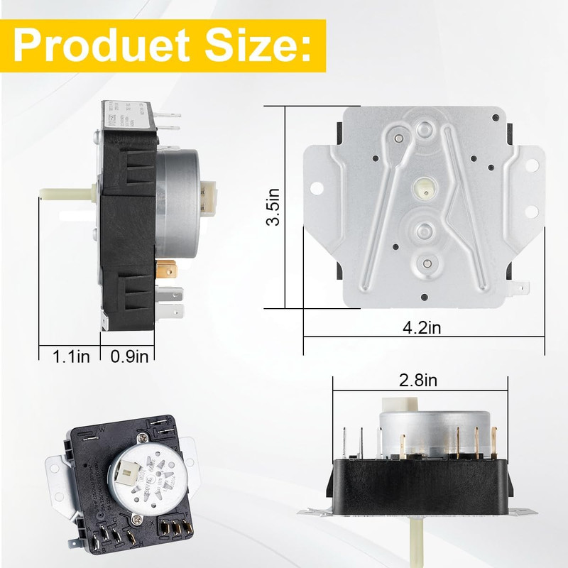 Maytag and Whirlpool Dryer Timer Replacement for Select Models gallery