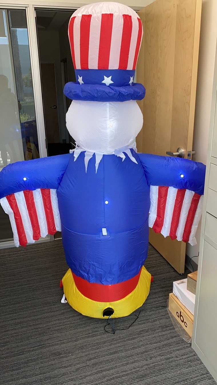 6ft High Patriotic Independence Day 4th of July Inflatable Eagle 2004 gallery