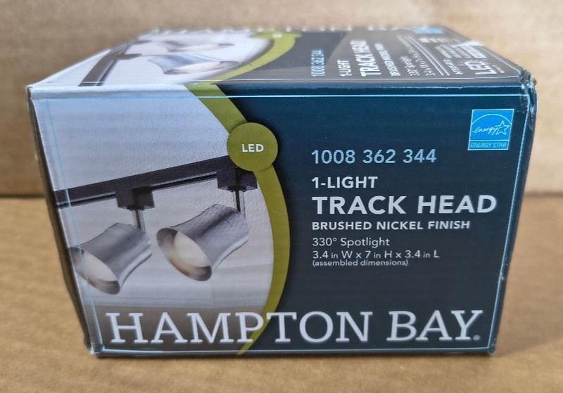 Hampton Bay 817740 Flared Bell LED Linear Track Head Nickle 1008362344 Free Ship gallery