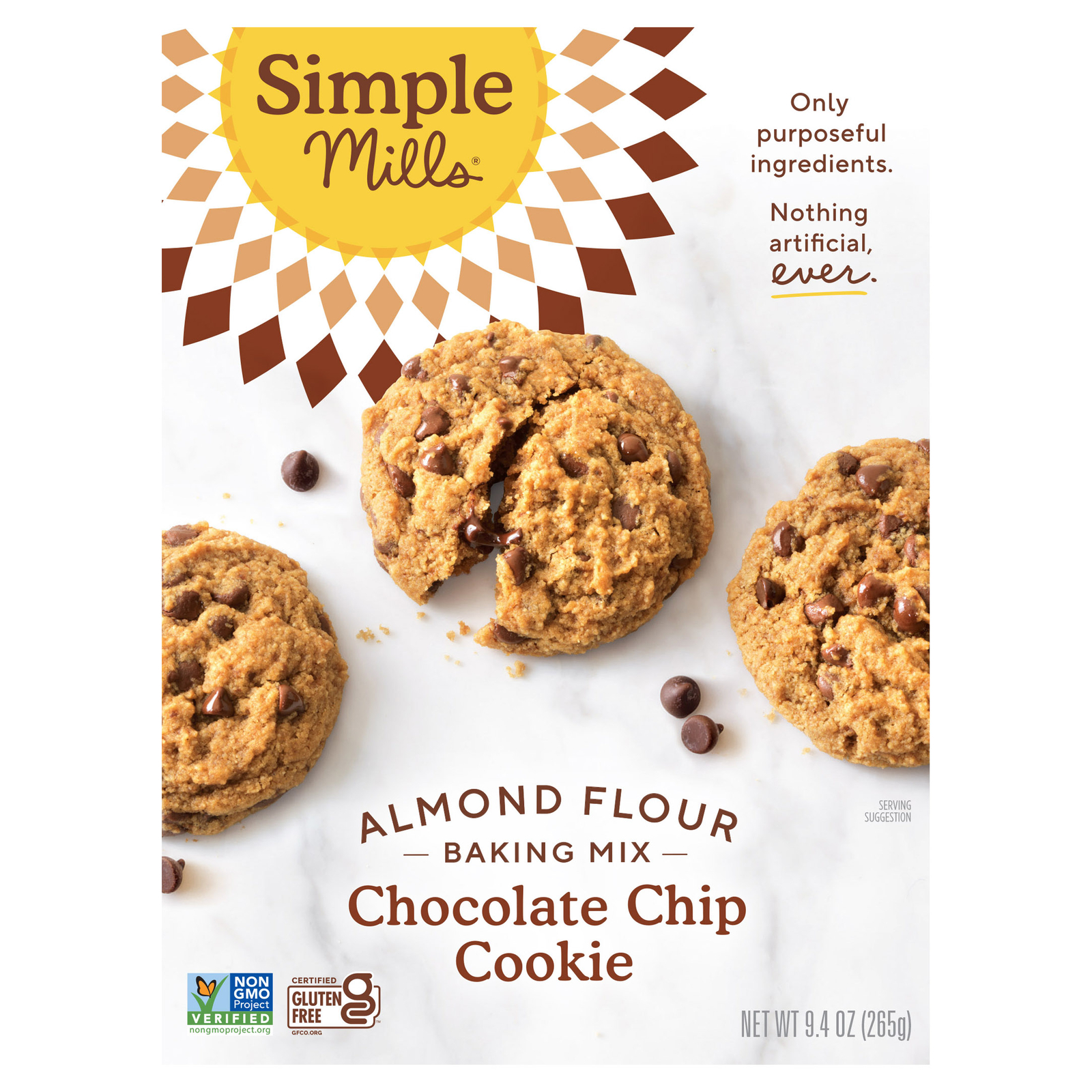 Almond Flour Baking Mix, Chocolate Chip Cookie, 9.4 oz (265 g) gallery