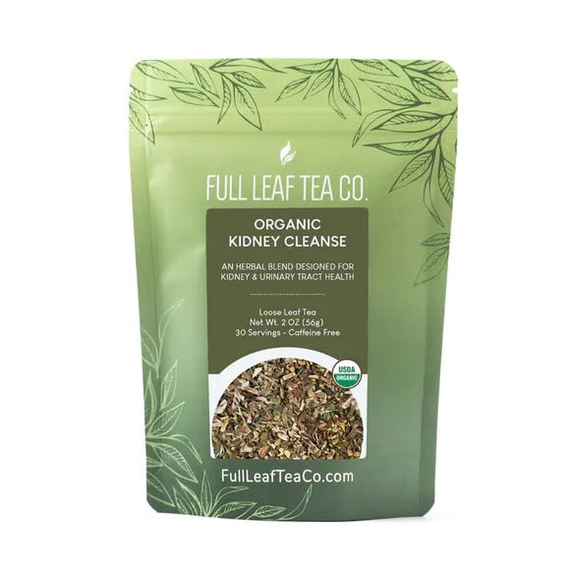 Organic Kidney Cleanse Herbal Tea - 2Oz Bag (Approx. 30 Servings) | Full Leaf Te gallery
