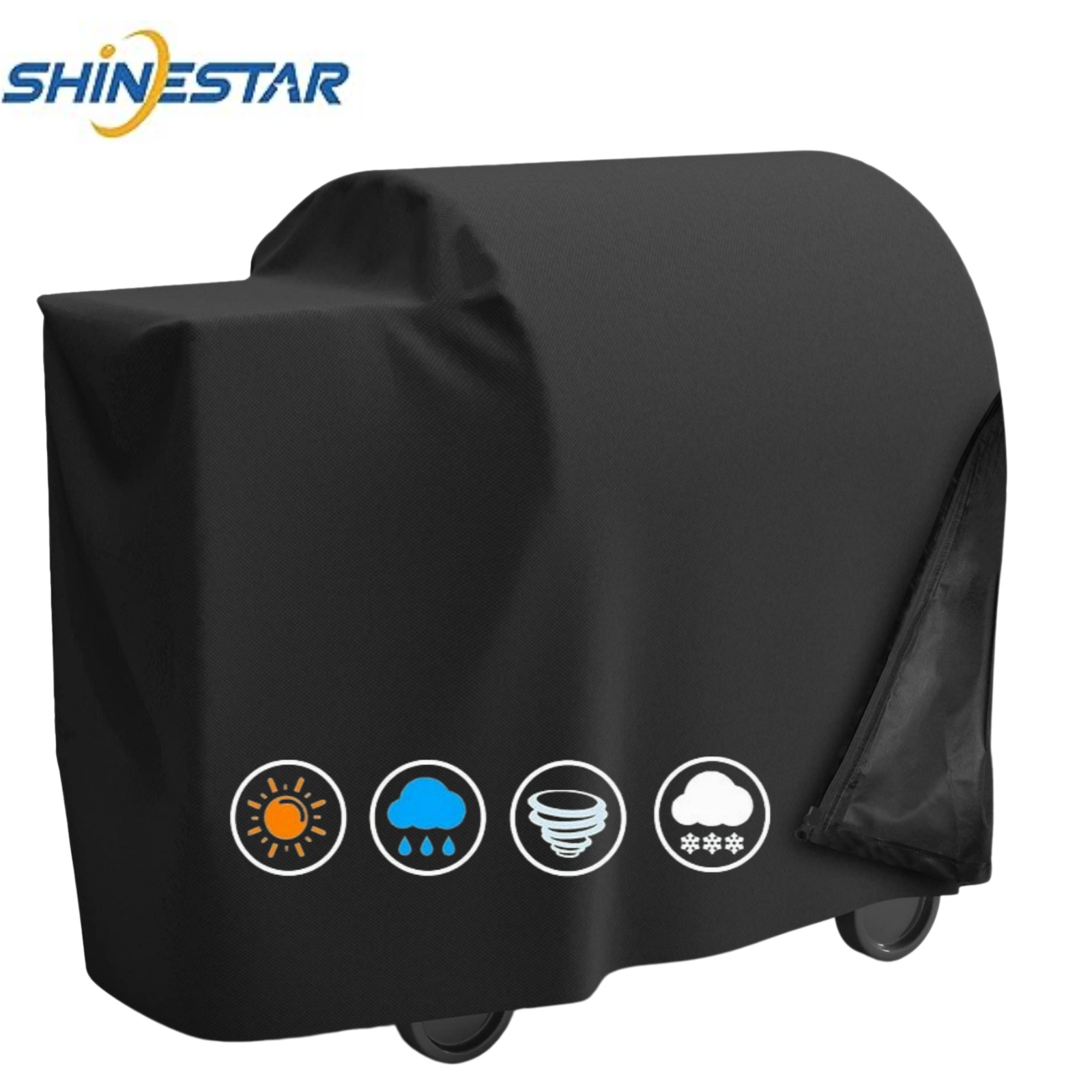 27x27x38-41" Waterproof Grill Cover for Pit Boss 700FB Lexington 500 with Zipper gallery