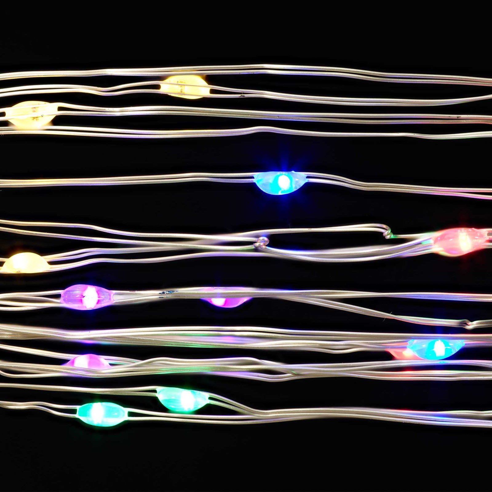 50-Count LED Multi-Color Wire Lights, with 8 Lighting Modes gallery