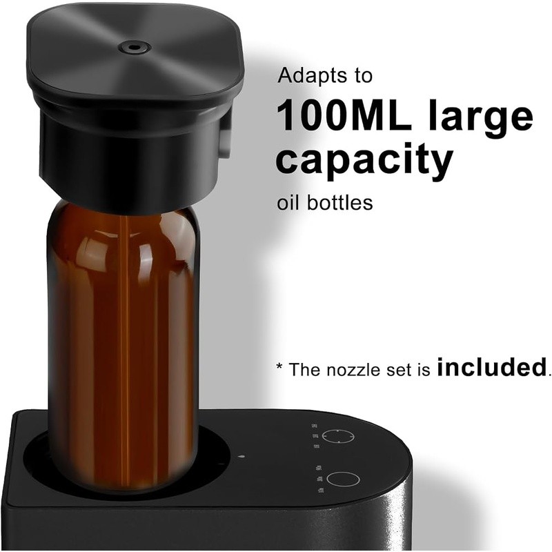 Waterless Essential Oil Diffuser Portable Aromatherapy Nebulizer LED Light New gallery