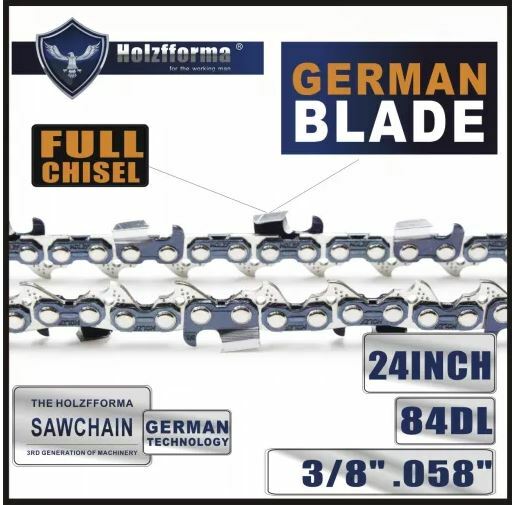 Holzfforma 3/8 .058 24inch 84 Drive Links Saw Chain Wagners gallery