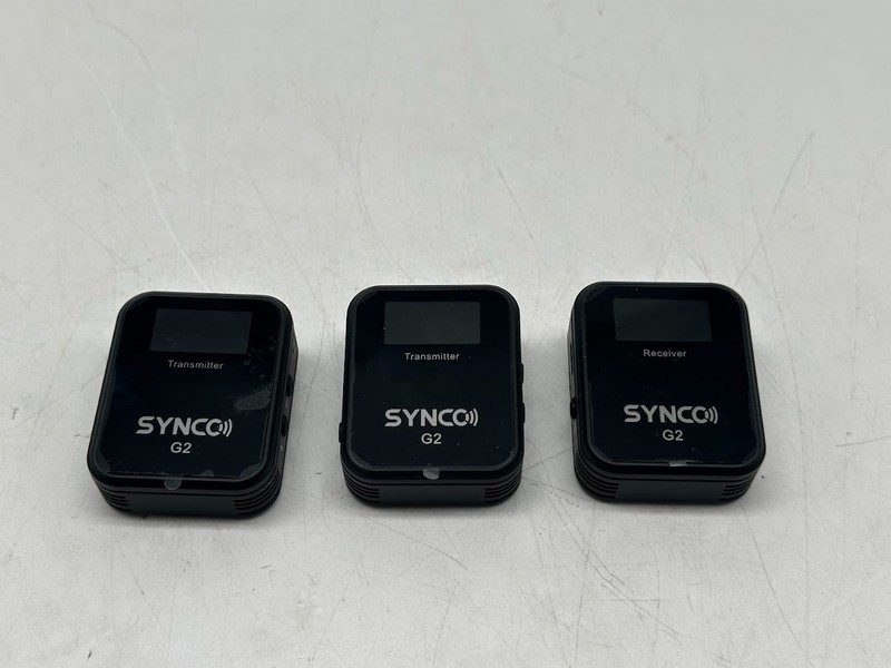 SYNCO Wireless Lavalier Microphone, G2(A2) 2.4G Dual Transmitter 48KHz 24Bit gallery
