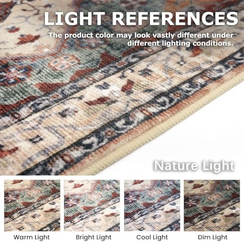 Runners for Hallways 2x6 Ft Washable Kitchen Runner Rug Boho Runner Rug for gallery