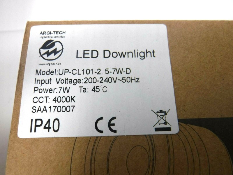 2 Pack LED Downlight UP-CL101-2 200-240V 50Hz 7W *BRAND NEW* gallery