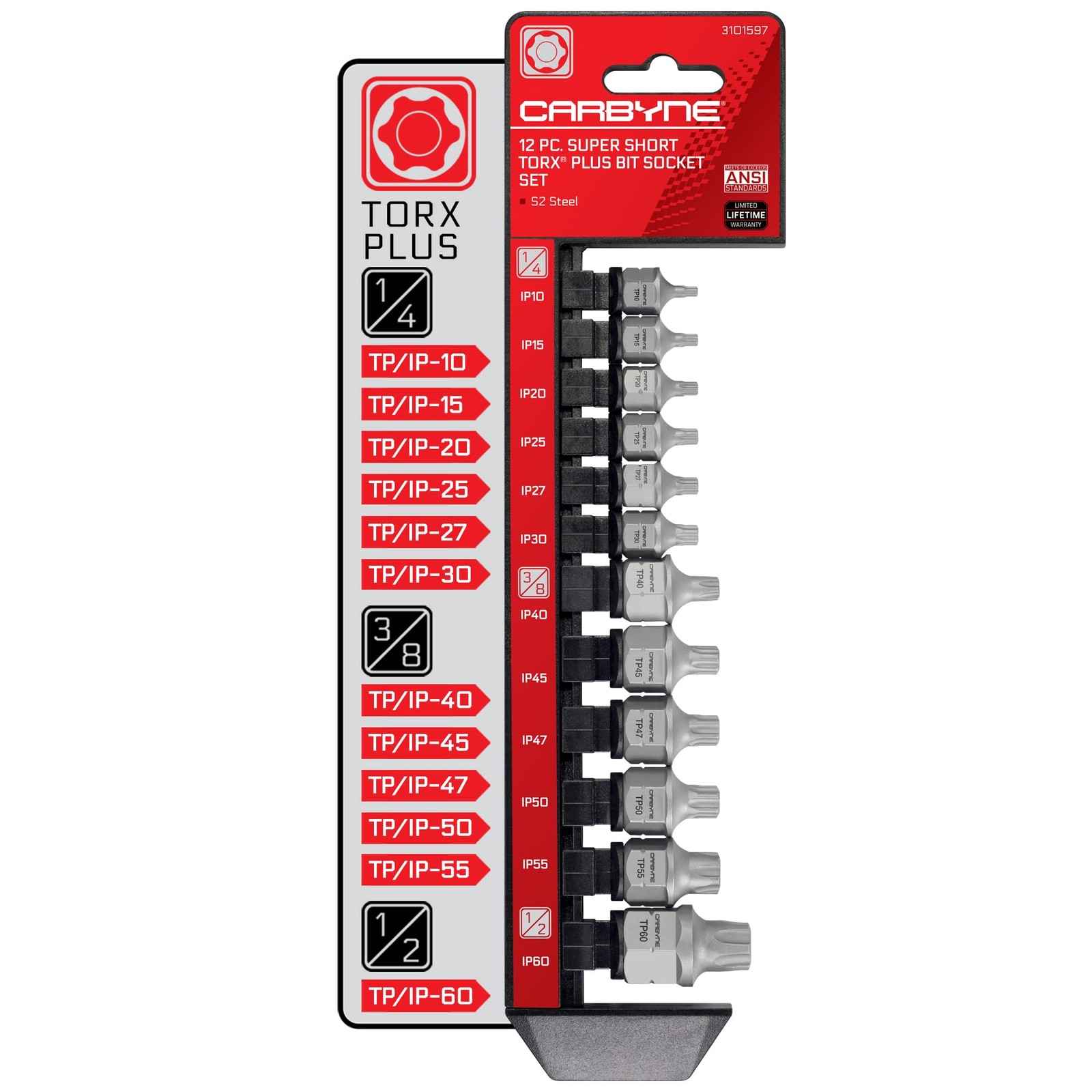Super Short Low Profile Torx Plus 6 Lobe Bit Socket Set 12 Piece | Tp10/ip10 T gallery
