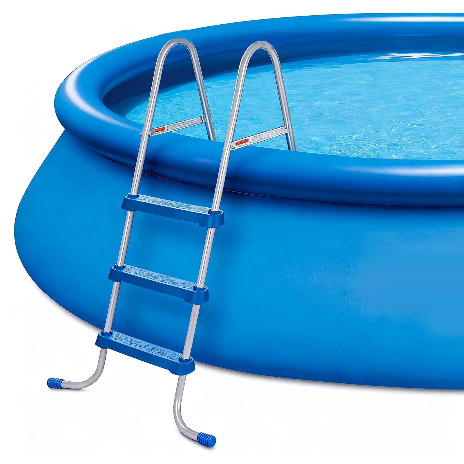 36" 3 Step Outdoor Backyard Steel Frame Above Ground Swimming Pool Ladder gallery