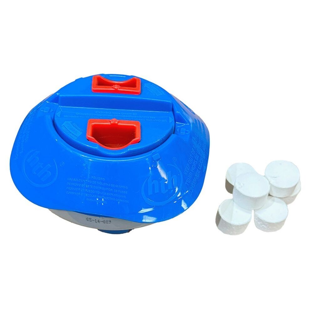 Small Above Ground Spa/Hot Tub Dispenser 1" Chlorine/Bromine Tablet Floater 2 PK gallery