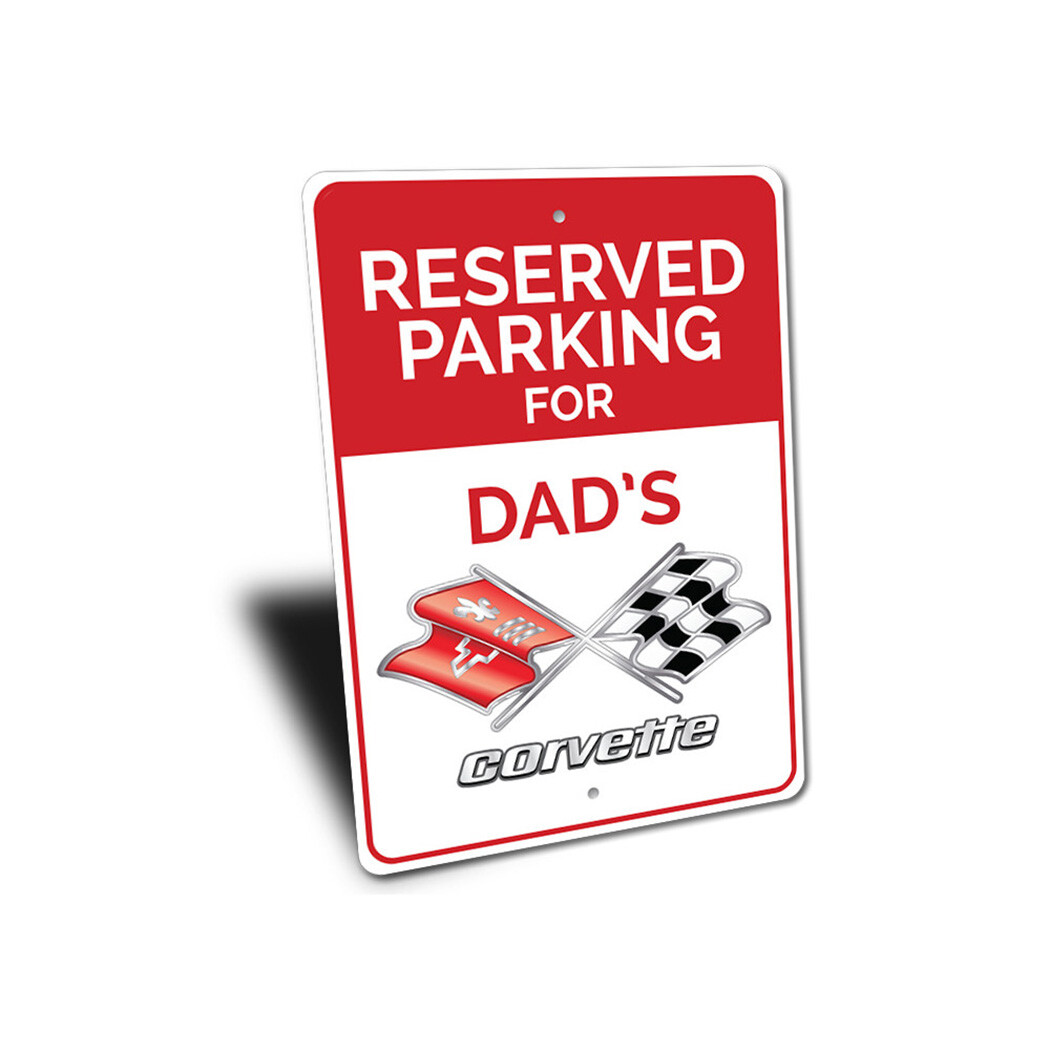 Reserved Parking Chevy Corvette Metal Sign Chevrolet Automotive Car Man Cave gallery