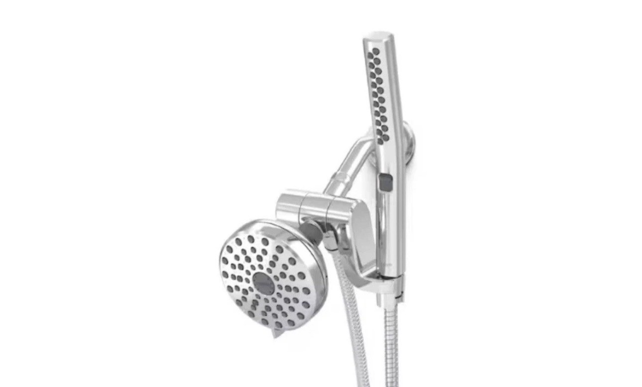 Waterpik Handheld 12-Spray Dual Showerhead Chrome 1.7-2gpm 5" Diameter gallery