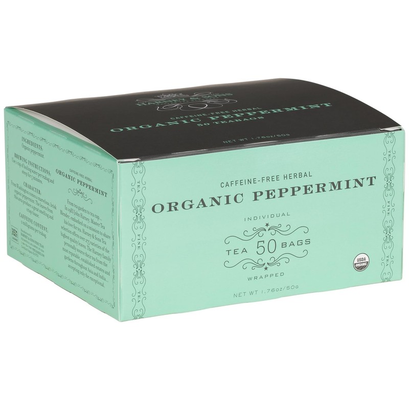 50 Count Organic Peppermint Tea - Caffeine-Free, Great for Afternoon Relaxation gallery