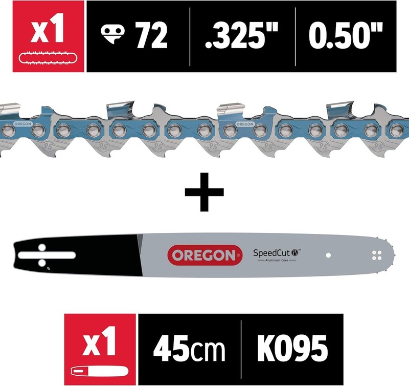 High-Performance 18" Chainsaw Bar & M72 SpeedCut Chain Combo gallery