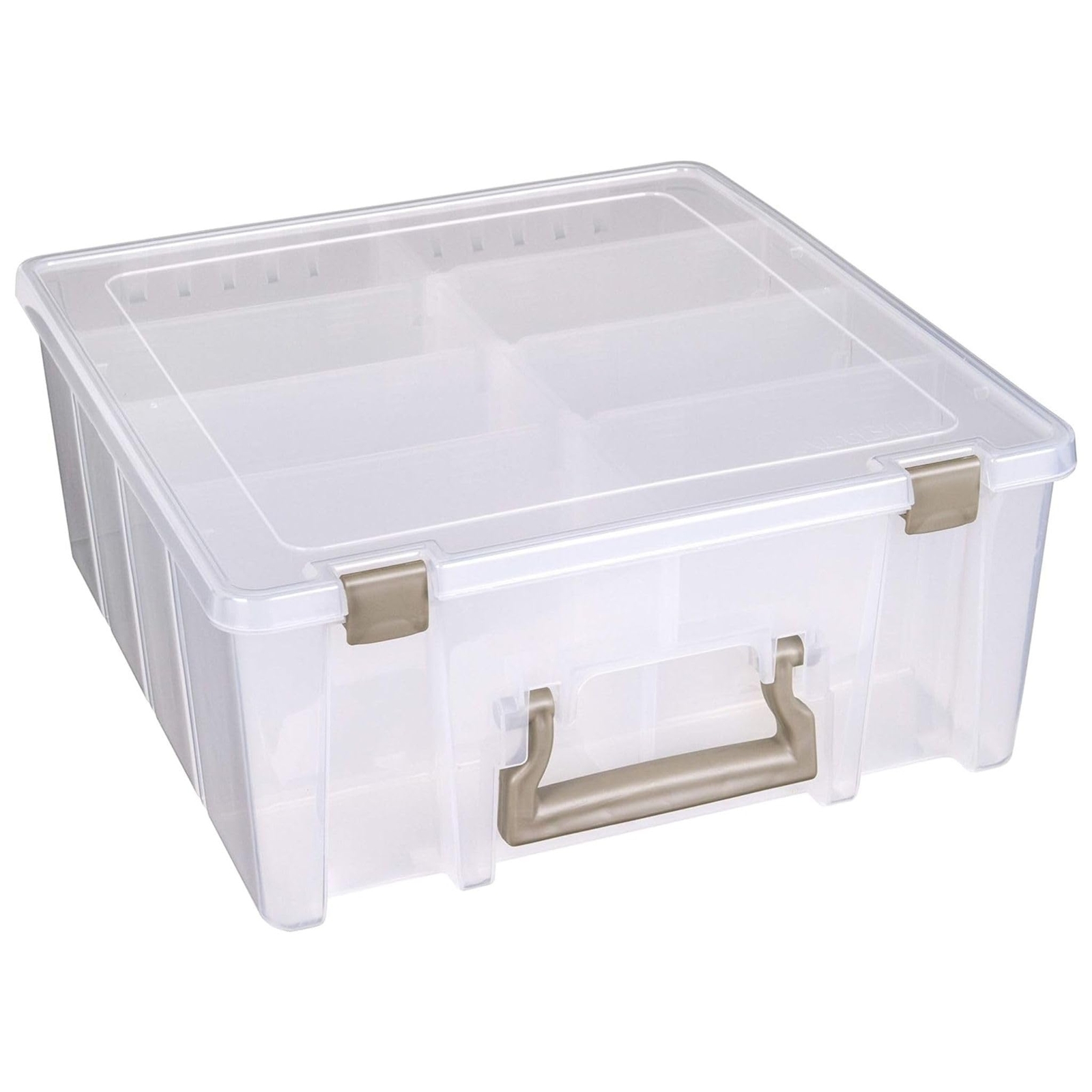 Super Satchel Double Deep Compartment Box Art Storage With 8 Removable Compartme gallery