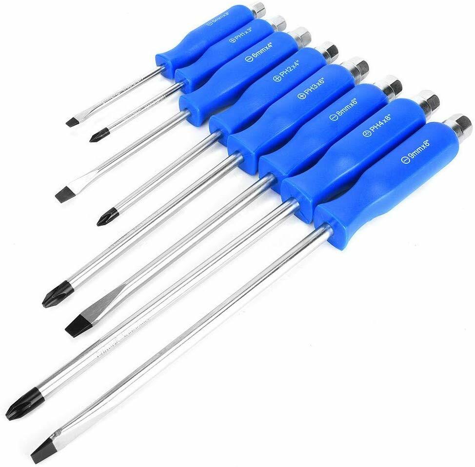 VCT 8pc Piece Hammer Head Screwdriver Commercial Grade Set Magnetic Tip gallery