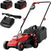 40V 13-Inch Electric Lawn Mower, 2-In-1 Brushless Cordless Lawn Mower gallery