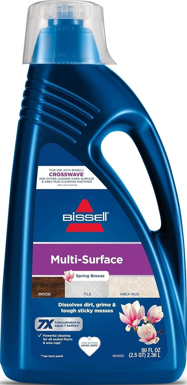 Bissell CrossWave Multi Surface Cleaning Solution 80oz Fresh Scent Fluid 1 Pack gallery