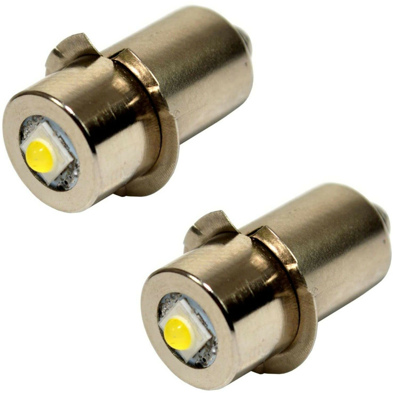2-Pack HQRP 3W 6-24V High Brightness Conversion LED Bulb Power Tool Flashlight gallery
