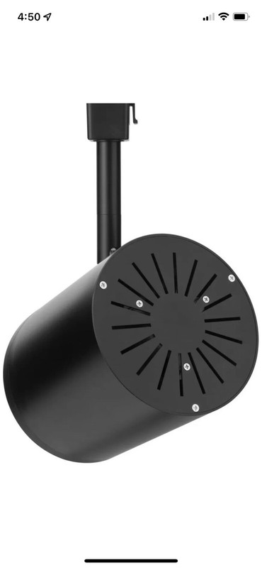 Lithonia Lighting Black Front Loading Flat Back Commercial Track Head PAR30 DBL gallery