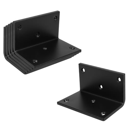 PCS 2"x2"x4" L Angle Bracket, Corner Brace for Wood, Countersink 2" x 2" x 4" 6 gallery
