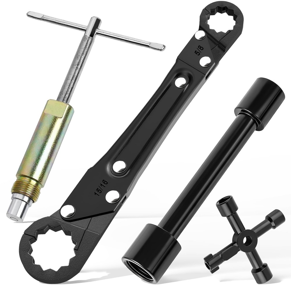 Plumbing Tools, Angle Stop Removal Tool with compression sleeve puller tool 1...
