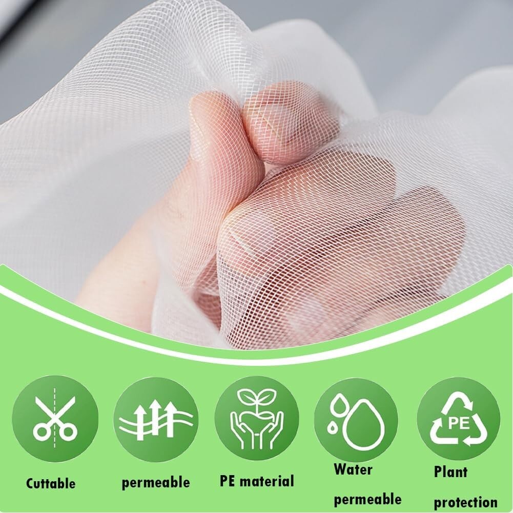 20~50ft Mosquito Garden Bug Insect Netting Barrier Bird Net Plant Protect Mesh gallery