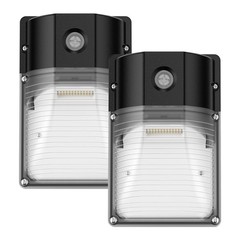 30W LED Wall Pack Light with Dusk to Dawn Sensor, 3600LM, 5000K Daylight, 120…