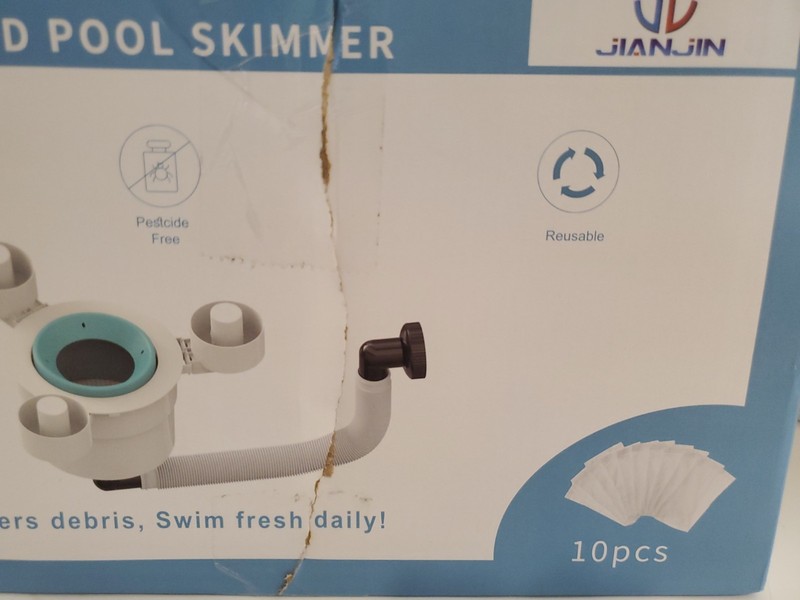 Tri-Float Pool Skimmer - Automatic Surface Cleaner for Above Ground Pools gallery