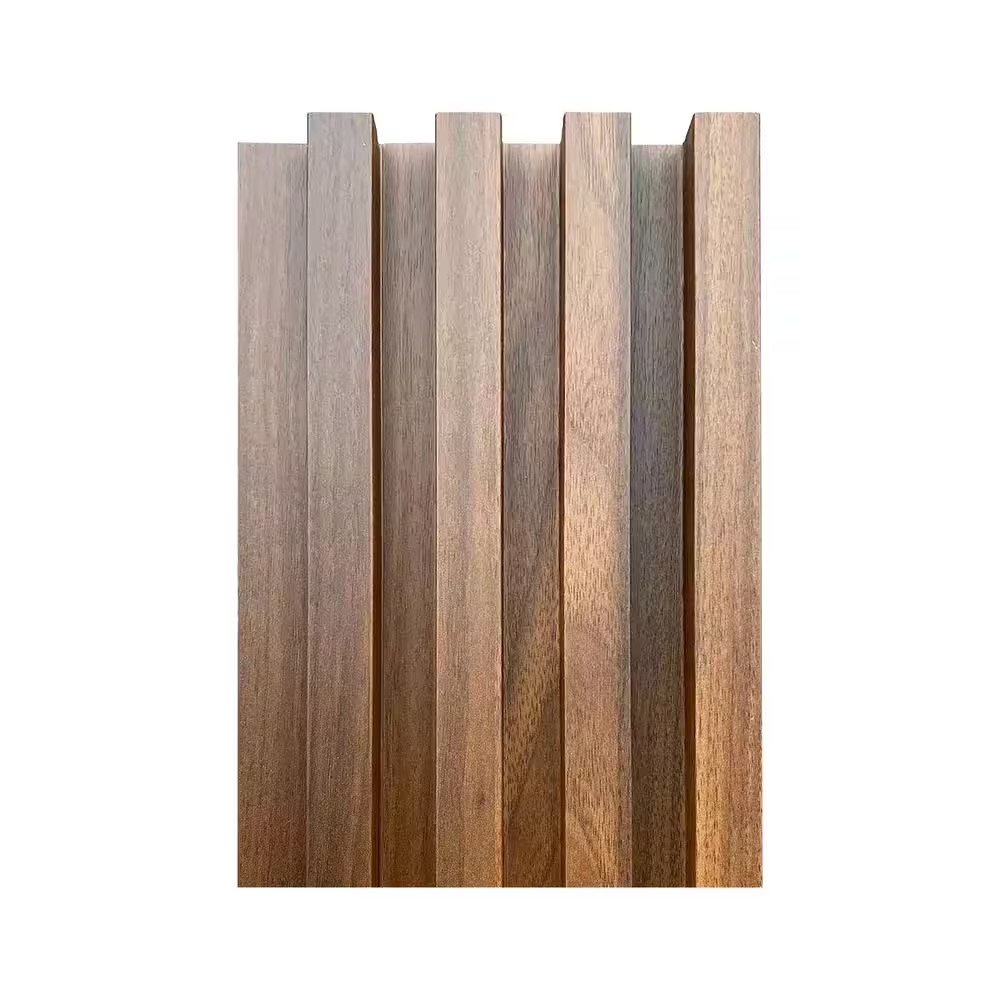 93 In. X 6 in X 0.8 In. Wood Solid Wall Cladding Siding Board in Oak Brown Color gallery