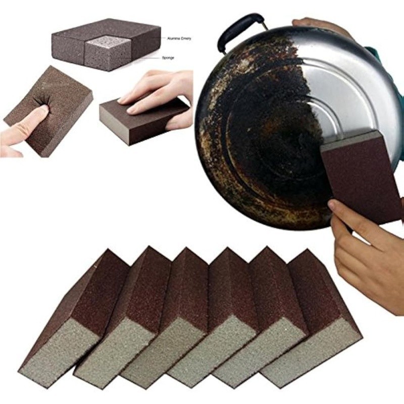 Durable High Density Sponge Cleaner Non Toxic Scrubber Kitchen Bathroom Garage gallery