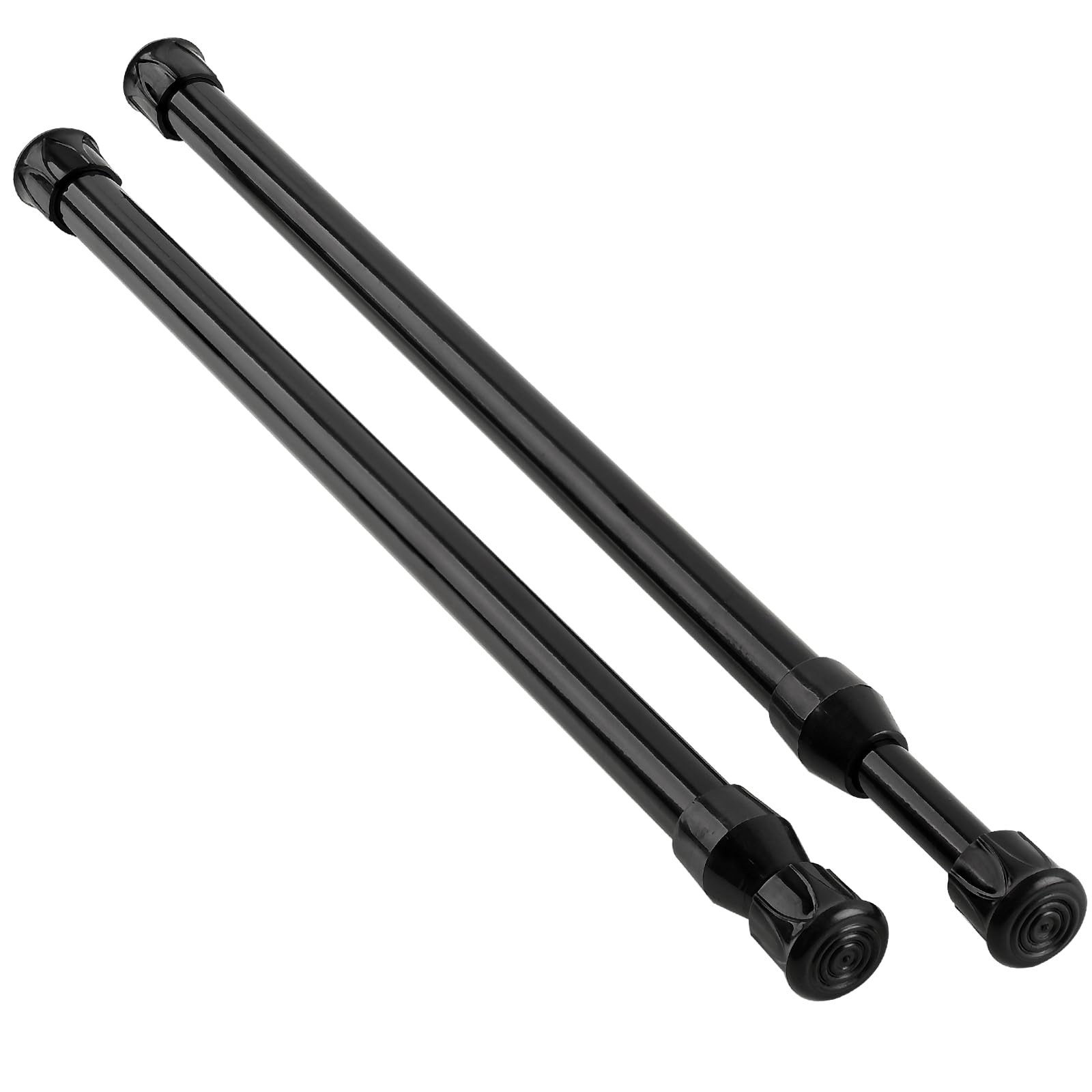 2 Pack Small Spring Tension Curtain Rod 12 to 20 Inch, Thin Tension Rod No Drill gallery
