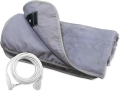 Grounding Blanket – Earth-Connected Silver Fiber Flannel Throw 50″x60