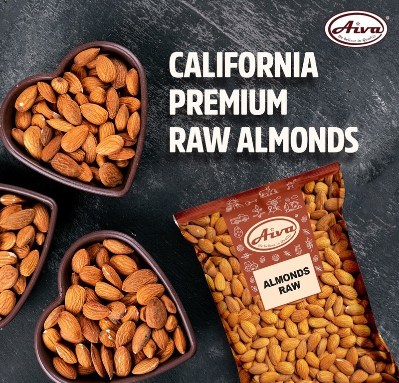 Aiva - Almonds Raw, 10 lbs. Bulk gallery
