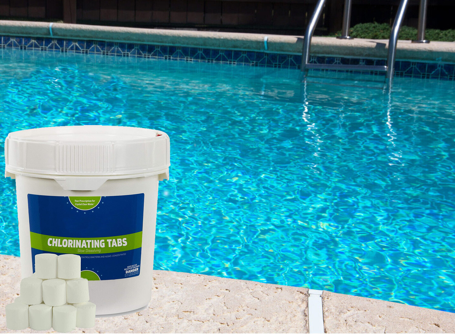 1" Inch 99% Trichloro Stabilized Swimming Pool Chlorine Tablets (Various Amount) gallery