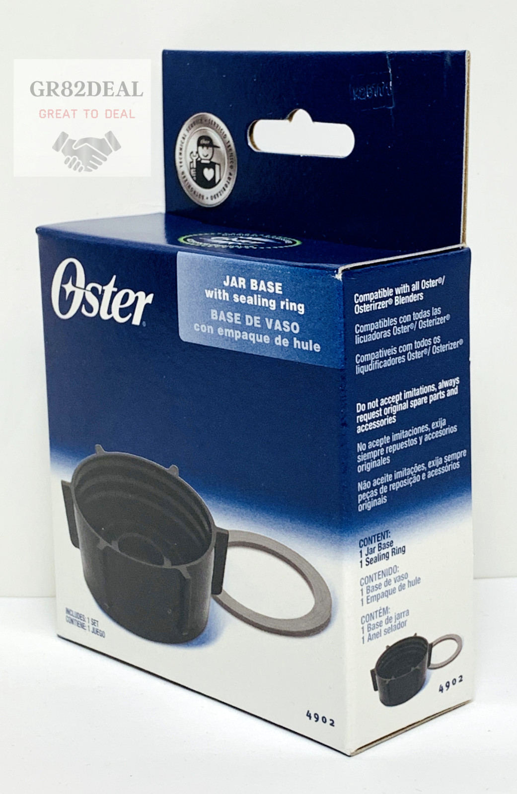Genuine Oster 4902 Blender Jar Base With Sealing Ring Genuine Original Parts gallery