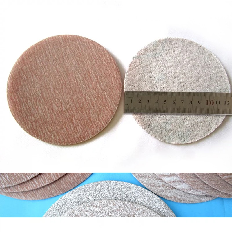 5" 125mm Dry Sandpaper Flocking Adhesive Sanding Disc Polishing 80-1500 Grit gallery