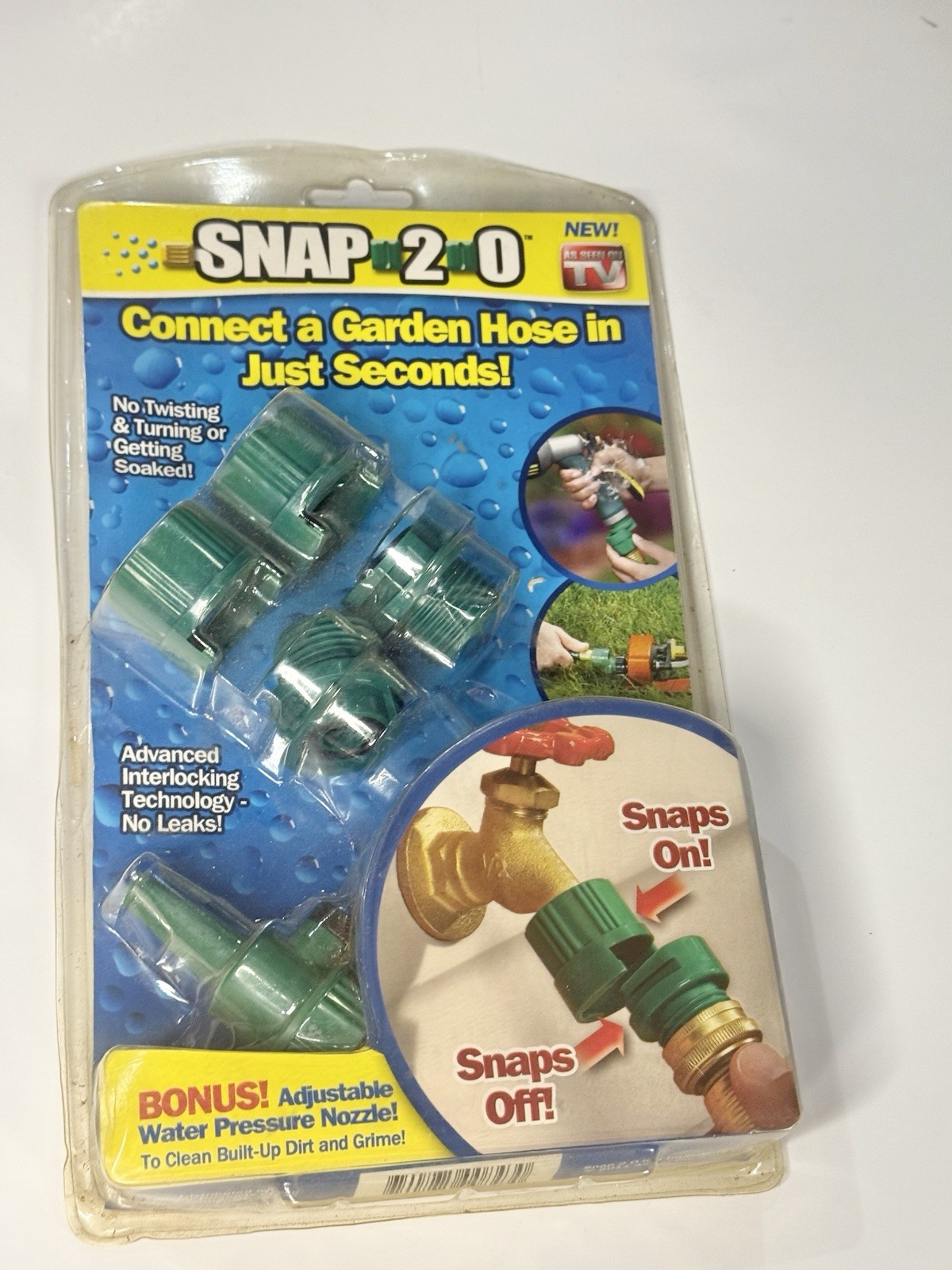 AS SEEN ON TV - SNAP 2-0 Connect Garden Hose In Sec +BONUS Water Pressure Nozzle gallery