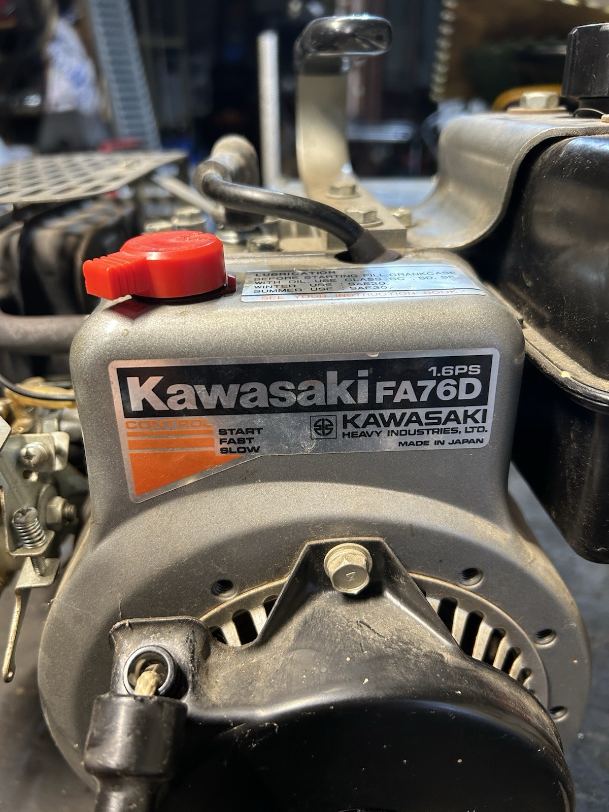 Kawasaki FA76D Generator, 1979 Runs, Great Condition gallery